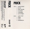 Prick Cassette (Promo) Cover Image